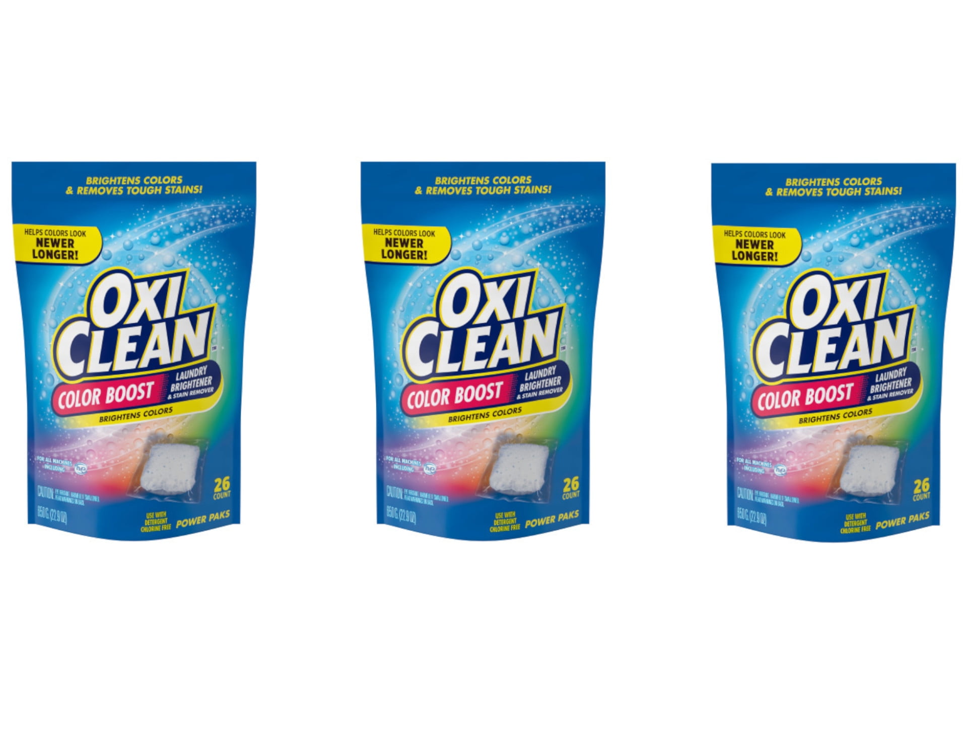 OxiClean Color Boost Power Paks 26 Count - Pack Of 3 - Walmart.com