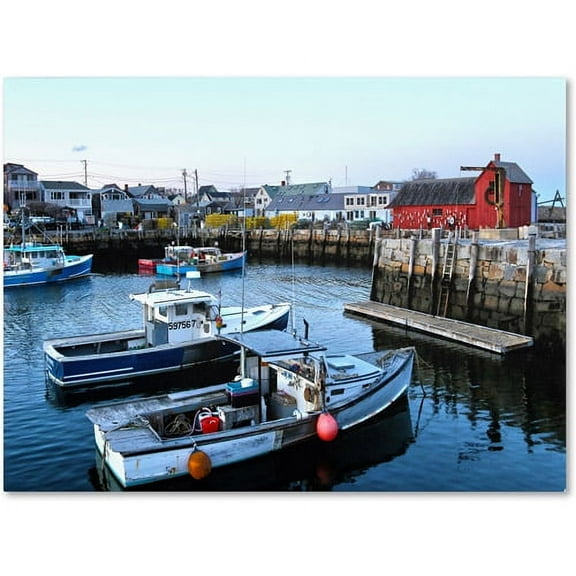 Trademark Fine Art "Boston 7" Canvas Art by CATeyes