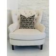 thumbnail image 2 of Plutus Modish Millie Pillow in Black and Beige Tones  22"L x22"W, 2 of 3
