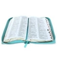 thumbnail image 3 of Biblia para Mujer con Cierre Letra Grande Manual 12 puntos RV1960 imit piel verde fantasia floral con indice y canto floral, 3 of 5