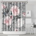 thumbnail image 2 of Waterproof Pioneer Shower Curtain 72x84 Inch Polyester Unique Cute Floral Shower Curtain for Bathroom Hotel Home Decor with 12 Plastic Hooks, 2 of 5
