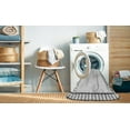 thumbnail image 2 of Ahgly Company Machine Washable Indoor Round Transitional White Smoke Area Rugs, 7' Round, 2 of 7