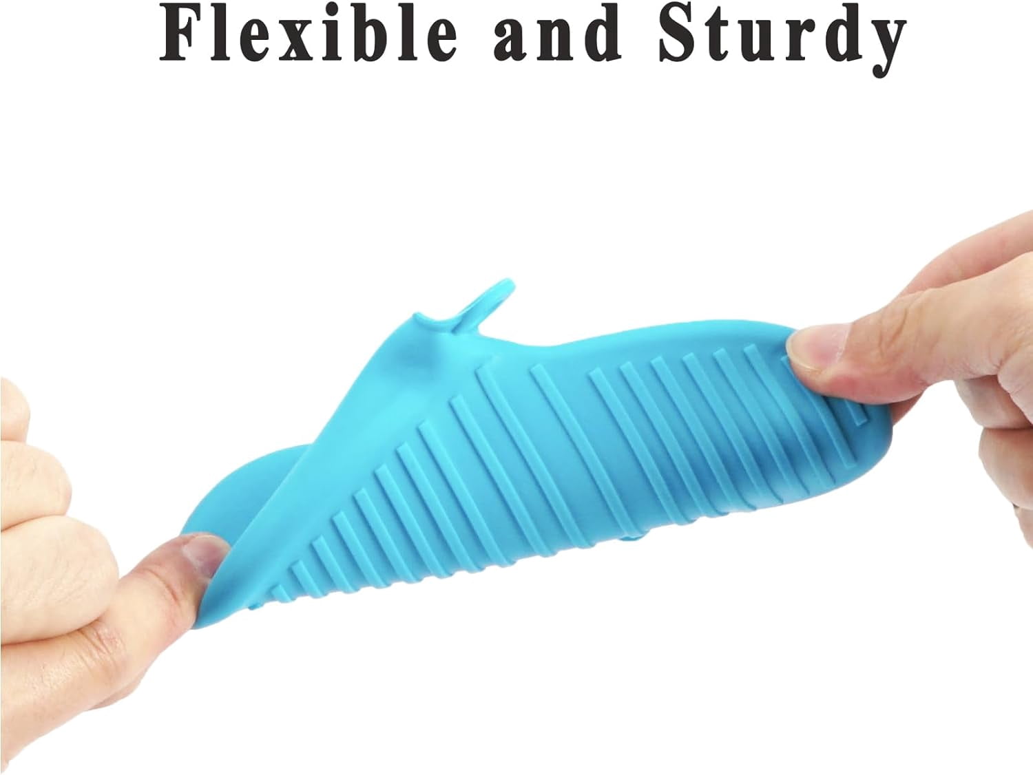4PCS Silicone Oven Mitts Heat Resistant, Silicone Potholders for Kitchen, Mini Rubber Oven Glove Kitchen Mittens, Cute Cooking Mitts (Blue and Green)