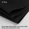 thumbnail image 3 of Uxcell 14 Count Cross Stitch Cloth 12 by 20 Inch Classic Reserve Fabric, Black 5 Pack, 3 of 6