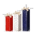 thumbnail image 2 of Nkmbld 3 Pcs 4th of July Decorations Wooden Candle Holders Patriotic Table Centerpieces Red White Blue Tabletop Sign for Memorial Day Indoor Home Decor, 2 of 8