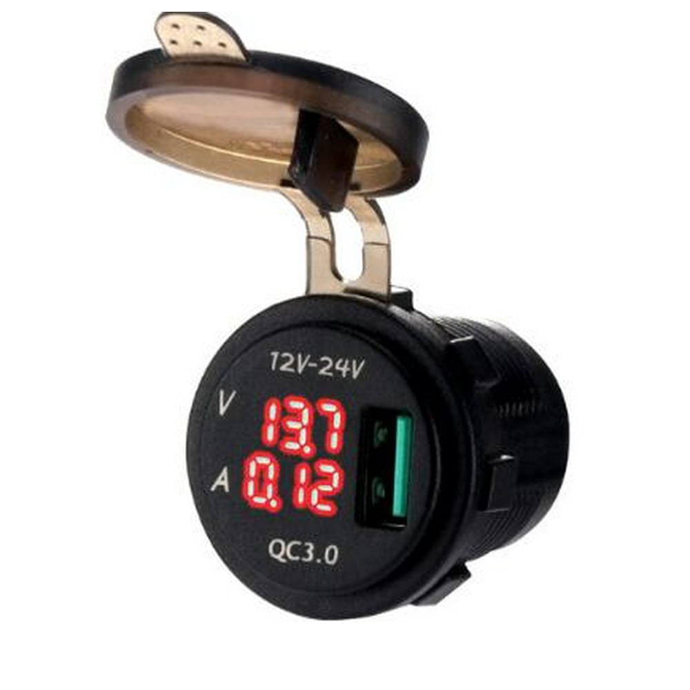 Quick Charge 3.0 Car Charger Adapter 12V/24V Waterproof Car Charger