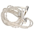 thumbnail image 2 of Earphone Upgrade Cord, 2 Pin Silver Plated Headphone Cable Soft White  For Home, 2 of 8
