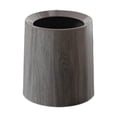 thumbnail image 2 of Bote de basura con de madera, contenedor de basura, cesto de papel higiénico sin tapa para estética de habitación, cesto de basura para entrada, Sin base, 2 of 9