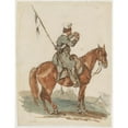 thumbnail image 3 of Piotr Michałowski 15x18 Black Modern Framed Museum Art Print Titled - Soldier of Volhynia Cavalry in 1831 (1840), 3 of 5