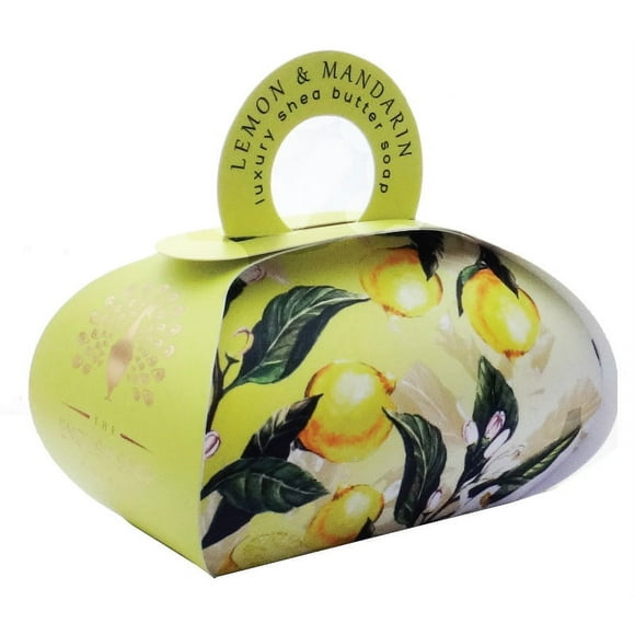 The English Soap Company Luxurious Gift Soap Large Lemon & Mandarin 9.2oz