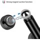thumbnail image 4 of Tope de puerta magnético, tope de puerta magnético, soporte de puerta de acero inoxidable 304 con montaje en pared(negro), 4 of 4