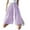 Purple, variant on Huowey Girls Casual Wide Leg Shorts Summer Breathable Comfortable Stretchy Waist Elastic Kids Play Outfits Toddler To Preteen Holiday Dailywear, 11-12 Years