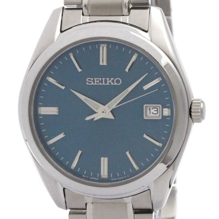 Pre-Owned SEIKO Stainless Steel Quartz Mens Watch SUR525(6N52-00A0) (Good)