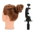 thumbnail image 4 of Cabeza de maniquí de cosmetología Cabeza de peinado Cabeza de muñeca de maniquí con soporte, 4 of 5