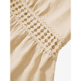 thumbnail image 3 of Vestido de Corte A con Escote en V Color Albaricoque S, 3 of 10