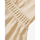 thumbnail image 3 of Vestido de Corte A con Escote en V Color Albaricoque XL, 3 of 10