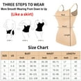 thumbnail image 6 of MANIFIQUE 2 Pack Compression Tank Cami - Tummy and Waist Control Body Shapewear Camisole for Women, 6 of 6