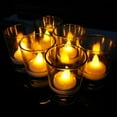 thumbnail image 4 of 12 Pack Flameless Floating Candles Waterproof LED Floating Tealights Decor, 4 of 5