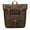 Brown, variant on Retro Genuine Leather Backpack Men's Large-capacity Student First Layer Cowhide Travel,Dark brown