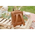 thumbnail image 2 of Igloo Luxe Dual Compartment Backpack 16 cans Soft Cooler, Cognac Brown, 2 of 11