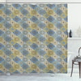 thumbnail image 1 of Ambesonne Antique Oriental Shower Curtain, Vibrant Azulejo, 69"Wx75"L, Violet Blue Amber, 1 of 3