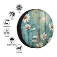 thumbnail image 5 of Multi-Size Car Tire Dust Cover Sunscreen, Corrosion, Dust And Water Keep Spare Tires Clean Turquoise Wood Farmhouse Sunflowers (9) 15 Inch, 5 of 8