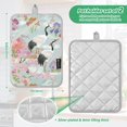 thumbnail image 6 of Yayeee Pot Holders Kitchen Heat Resistant with Pockets 7"x9.8" Cotton Oven Cooking Hot Pads, Colorful Flowers Blossoms, 6 of 7