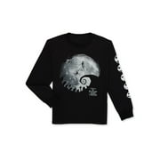 Nightmare Before Christmas Boys Long Sleeve Graphic Tee, Sizes 4-18