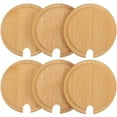 thumbnail image 3 of GETAJGHSD Coffee Mug Lid Replacement Wood Cup Lid Bamboo 6Pcs 3.22X3.22X0.39in, 3 of 8
