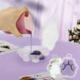thumbnail image 4 of TOP! 100 Pack Wax Melts, Cat'S Transparent Empty Plastic Melt Container for CorelessTart Candles, 4 of 4