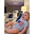 thumbnail image 6 of BemeyourBBs Newborn Baby Boy Girl 4th of July Outfit Infant Baby Independent Day Patriot Clothes Waffled Bubble Romper Stripe America Flag Short Sleeve Bodysuit Baby Boy Girl Summer Clothes, 6 of 9