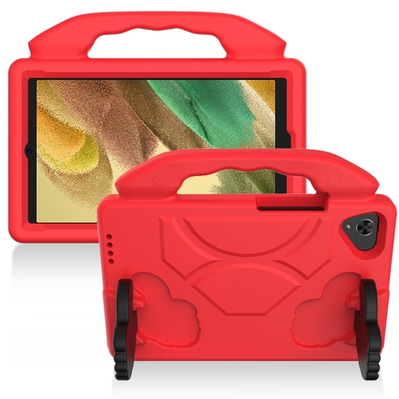 Case For Samsung Galaxy Tab A7 Lite (8.7 inch) Hybrid Shockproof Thumbs Up Kickstand Antislip Rubber TPU Kid-Friendly Bumper Tablet Tablet Cover [ Red ]