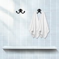 thumbnail image 4 of IFANLANDOR 6Ud Gancho Metal Negro Para Pared Gancho Doble Para Ropa Toallas Y, 4 of 8