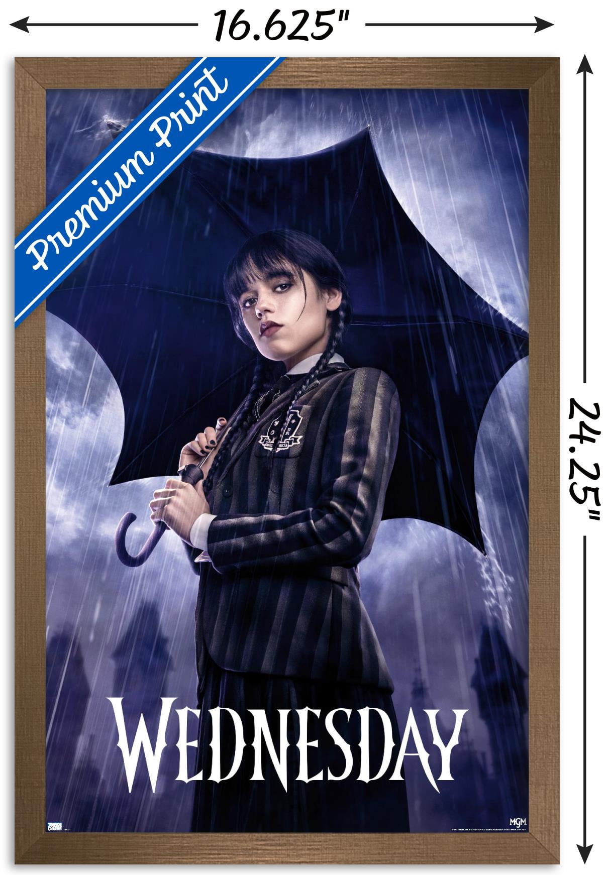Wednesday - One Sheet Wall Poster, 14.725" x 22.375" Framed