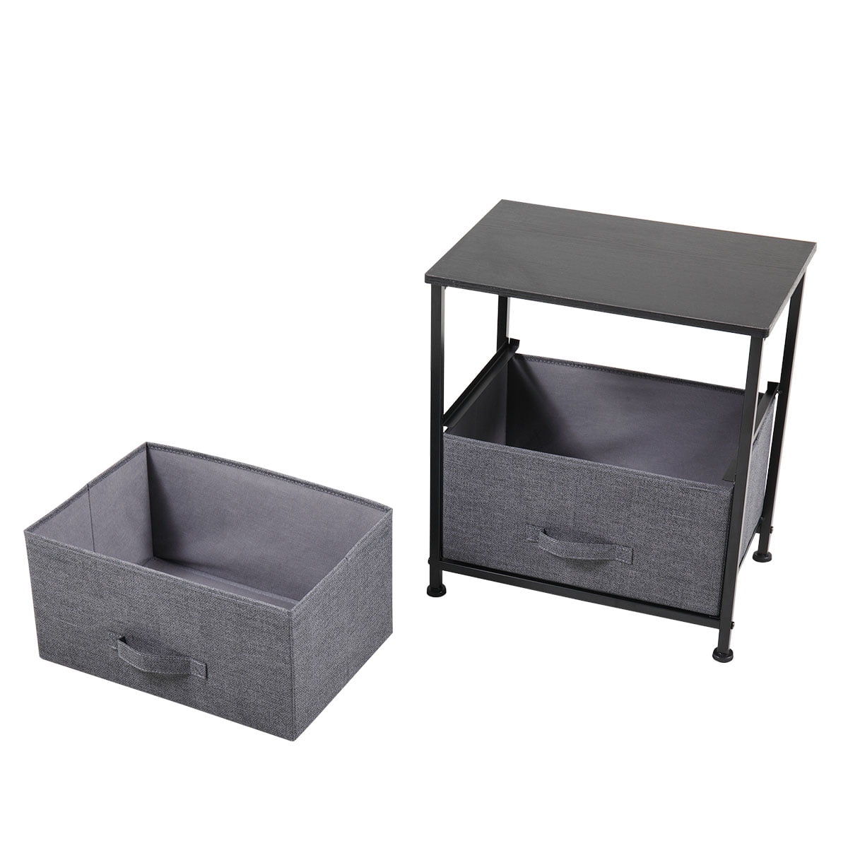 Lowestbest Drawer Dresser Organizer with 2 Drawers, Fabric Dresser Tower for Bedroom, Black Lowestbest Drawer Dresser Organizer with 2 Drawers, Fabric Dresser Tower for Bedroom, Black
