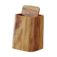 thumbnail image 1 of Cubo de basura decorativo creativo con forma de madera para polvo M con tapa, 1 of 9