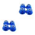 thumbnail image 3 of maskred 4pcs Alliage d'Aluminium Nylon Roue Écrou de Blocage pour 1/10 Axial SCX10 Crawler Robuste et Durable Alliage d'Aluminium Nylon Roue Bleu Foncé 2Set, 3 of 6