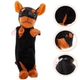 thumbnail image 3 of Estuche para lápices de dibujos animados, estuche de peluche con cremallera, organizador de lápices con forma de perro, bolsa para brochas de maquillaje, 3 of 5