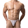 thumbnail image 5 of Afuyipoi Male Underpants Causal,Breathable Elastic Waist Mid Rise Activewear Briefs White L, 5 of 7