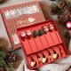 thumbnail image 1 of Juego de cubiertos de Navidad de 6 piezas, cucharas de postre de acero inoxidable, tenedores, juego de cubiertos para boda, restaurante, postre de uso Estilo C Soledad cucharas de postre tenedores, 1 of 10