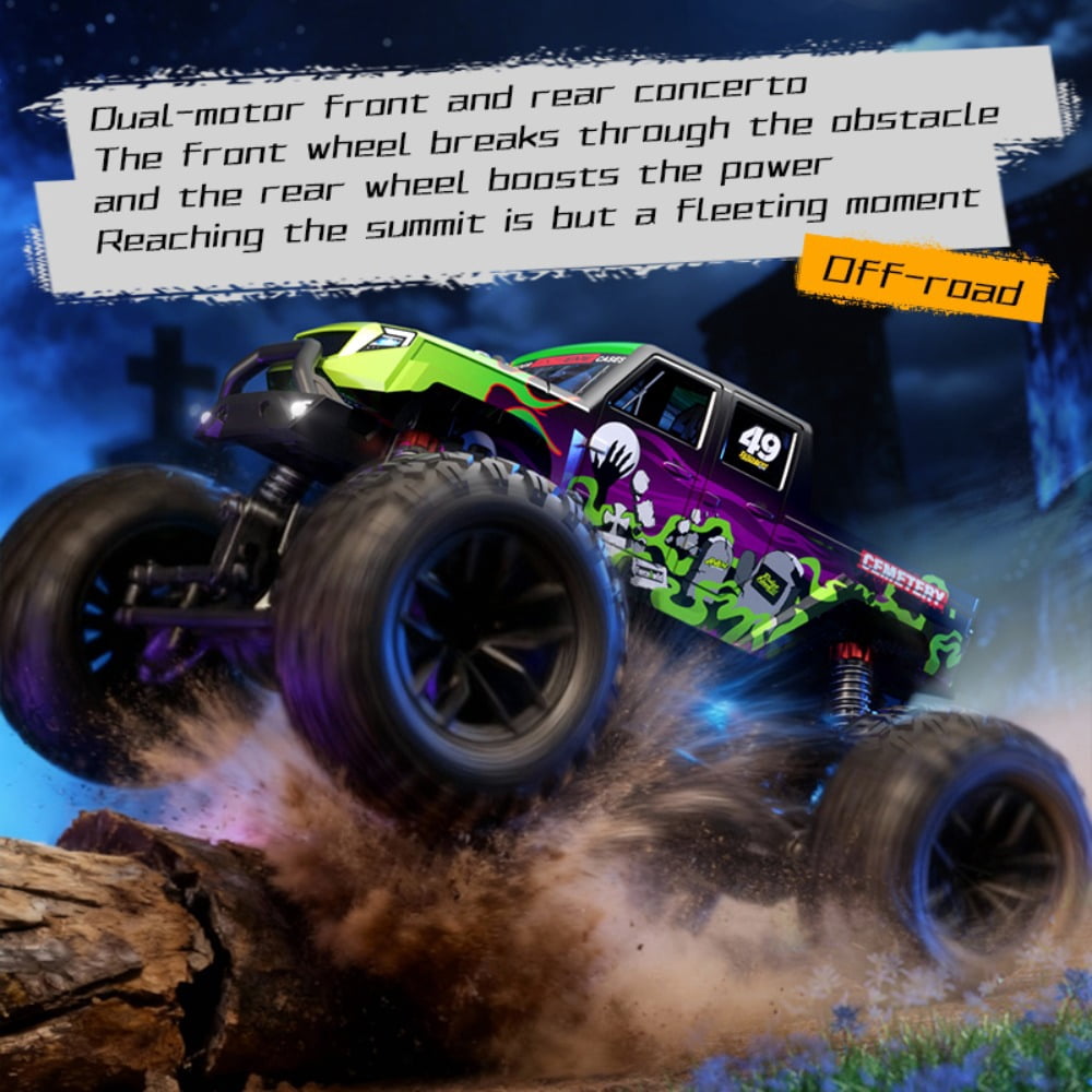 1:18 RC Cars, 2.4GHz 4WD High Speed 30 KM/H Remote Control Car All Terrain Off Road Monster Truck RC Drift Car for Adults Boys 8-12