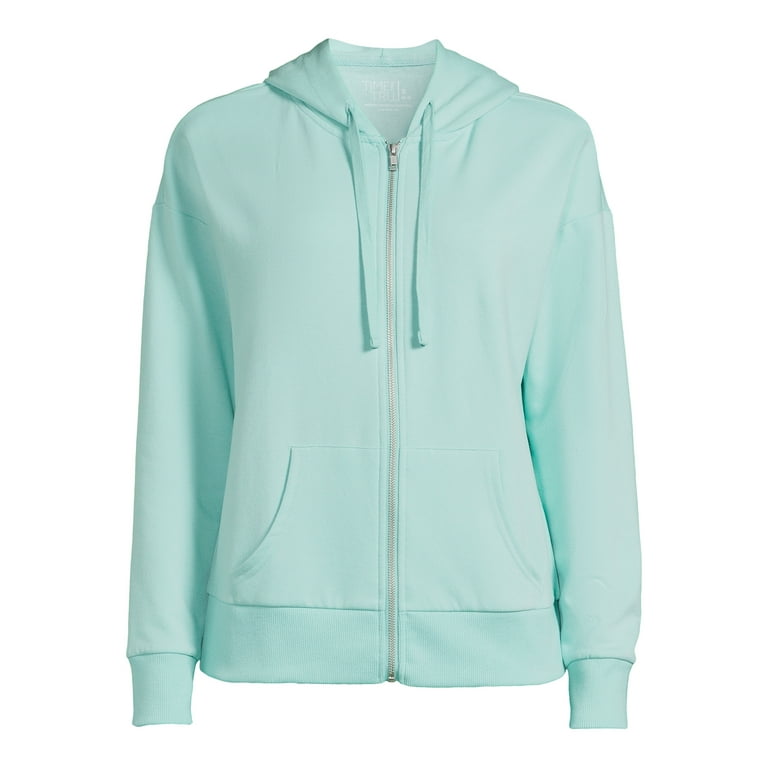 Time and Tru Women s Zip Up Hoodie Walmart