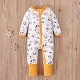 thumbnail image 4 of WIBACKER Halloween Cotton Baby Convertible Footie Pajamas, Sleep and Play Footless Zipper Sleeper for Unisex Baby Boys Girls 12-18M, 4 of 10