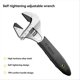 thumbnail image 2 of Ratchet Adjustable Wrench Self-Tightening Adjustable Wrench 12 Inches, 2 of 5