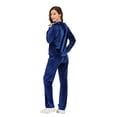 thumbnail image 7 of FANNYC 2 Piece Set Women's Track Suit Set Velvet Sweatsuits Jogging Sweatshirt & Sweatpants Sport Wear Outfits Activewear, 7 of 7