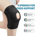 thumbnail image 2 of Knee Brace With Side Stabilizers, Adjustable Knee Support Brace For Meniscal Tear Knee Pain Acl Mcl Arthritis Injuries Recovery, Support For Men And W, 2 of 5