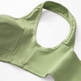 thumbnail image 4 of Njagoc3 Wireless Bras for Women Plus Size Front Button Wide Straps Seamless Comfortable Everyday Daily Bra, 4 of 6