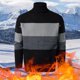 thumbnail image 5 of Gibobby Suéter ligero hombre Suéter de cachemira sin costuras para hombre, cuello alto, suéter de lana de punto casual(Negro,XG), 5 of 5