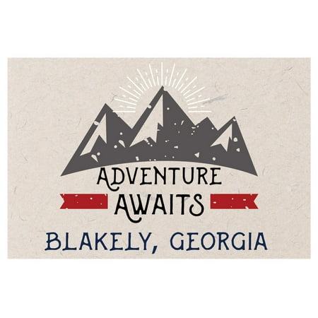 

Blakely Georgia Souvenir 2x3 Inch Fridge Magnet Adventure Awaits Design