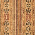thumbnail image 1 of Ahgly Company Indoor Square Abstract Brown Modern Area Rugs, 7' Square, 1 of 4